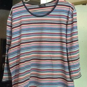 Fun casual multi colored top